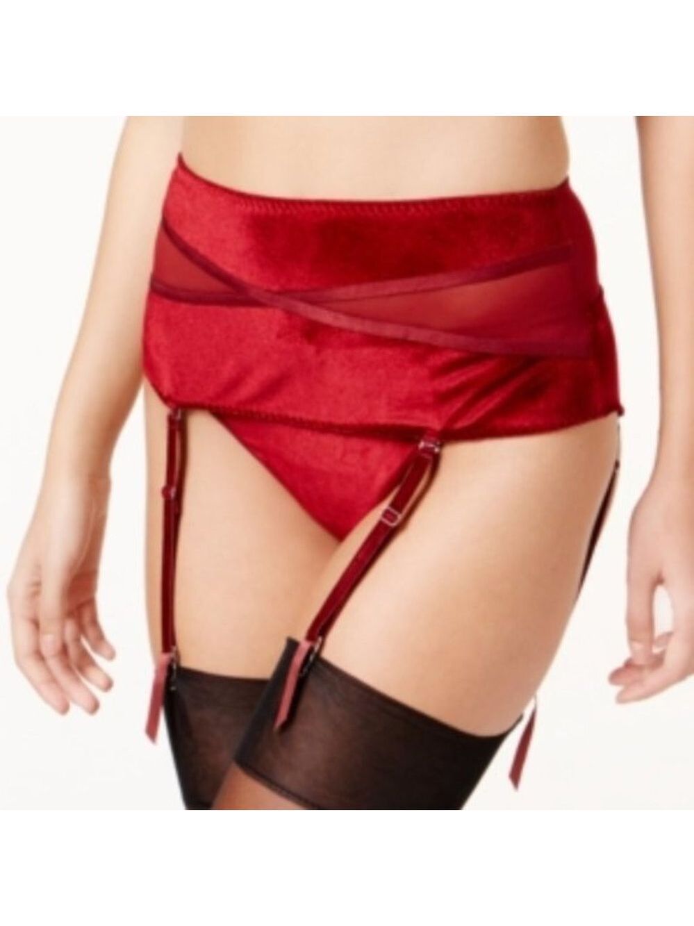 🛍2/$25🛍Maidenform Velvet Black Lace Garter